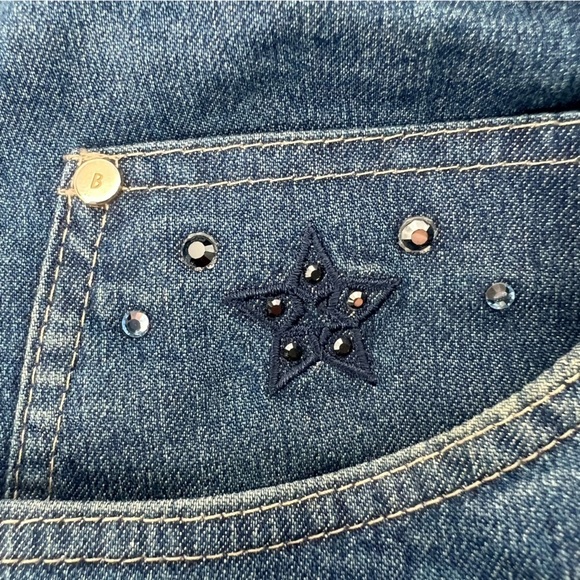 Basler Straight Leg Star Embellished Jeans Size 29 Women’s - Picture 5 of 6